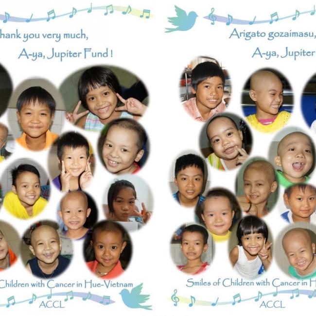 Precious smiles of children with cancer in Hue-Vietnam (ACCL)